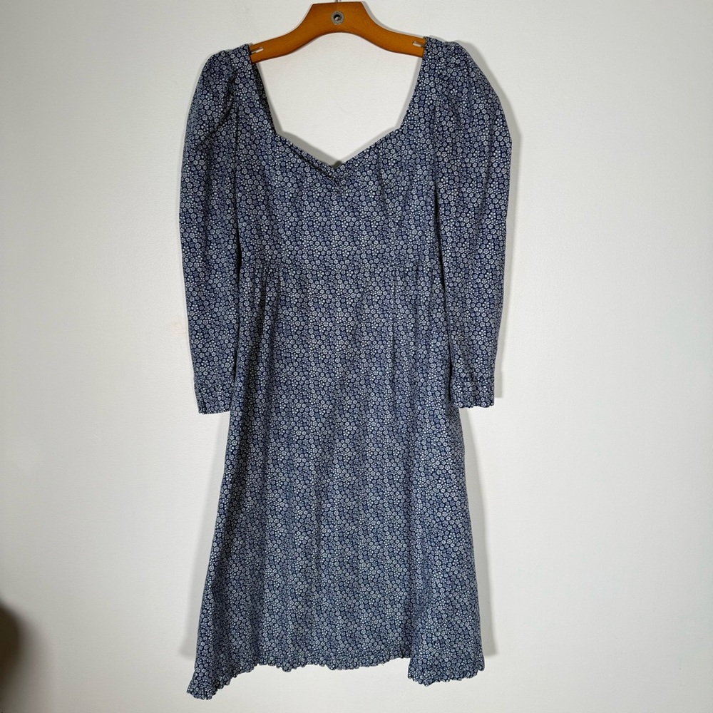 Aritzia Wilfred Polly Midi Dress 100% Cotton Cottagecore Prairie Long Sleeve 4